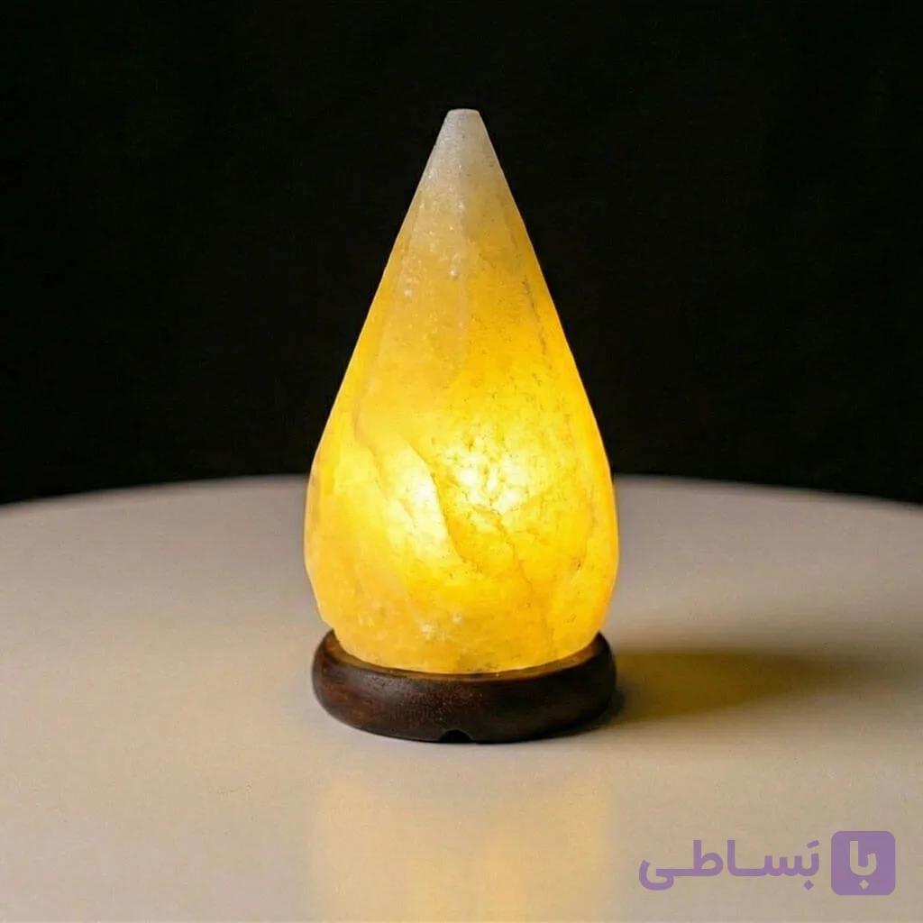 آباژور سنگ نمک طرح اشک بهمراه هدیه — تصویر 1