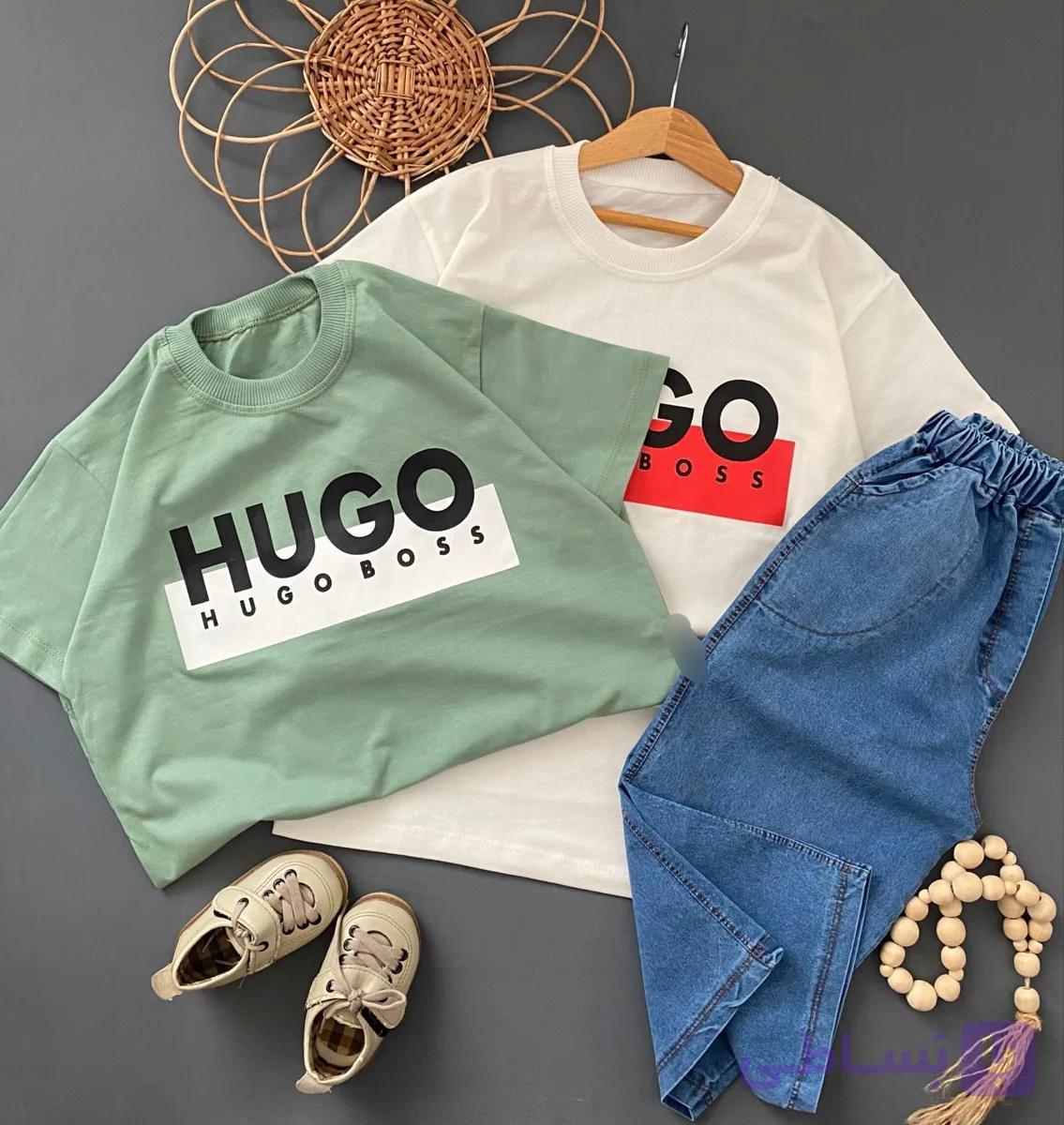 تیشرت شلوارک بچگانه Hugo سایز۶۵