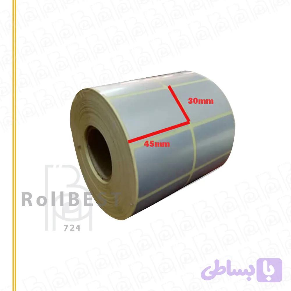 لیبل کاغذی 45*30 تک ردیف 2000 عددی