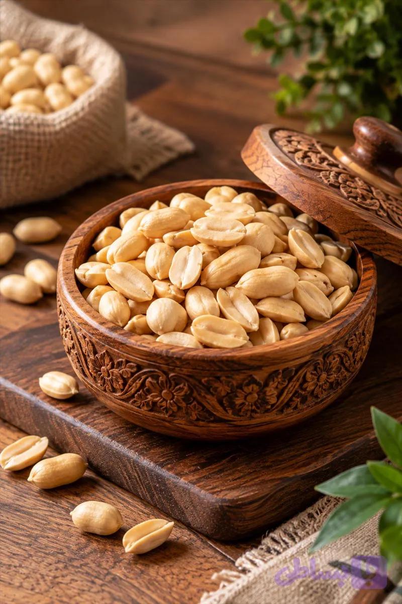 بادام زمینی بوداده