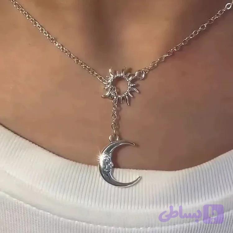 گردنبند ماه و خورشید (کد XZ7HF)