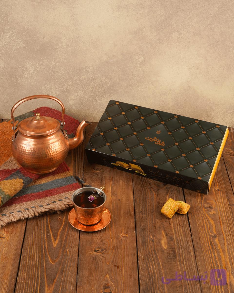 سوهان عسلی رویال کادویی (تماما با کره پاستوریزه)(وزن خالص ۲۲۰ گرم) — تصویر 1