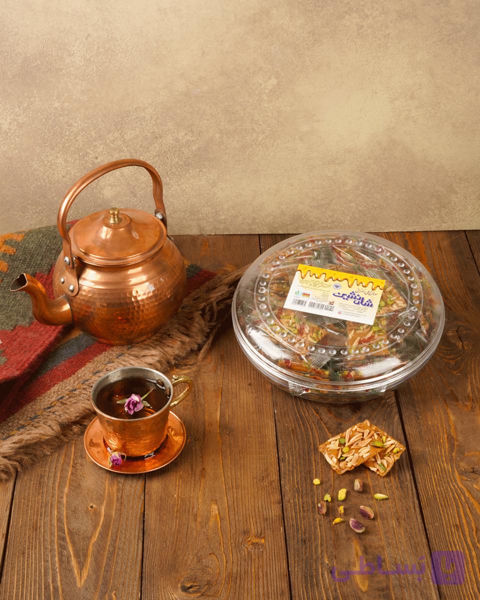سوهان عسلی لقمه‌‌ای سلفون‌دار فله‌ای‌‌ — تصویر 1