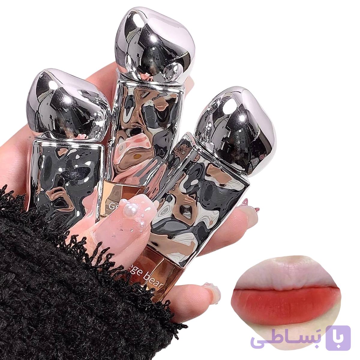 رژلب خیس پینترستی سنگی Gege bear — تصویر 1