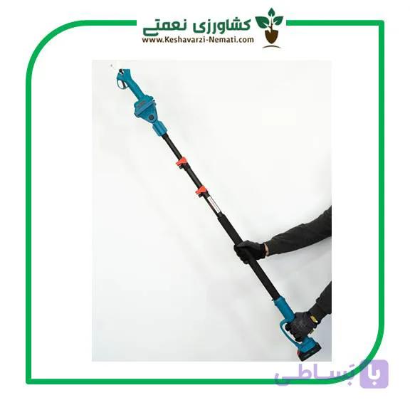 قیچی شارژی ماکوتا با دسته بلند تلسکوپی ۲۵۰ سانتی