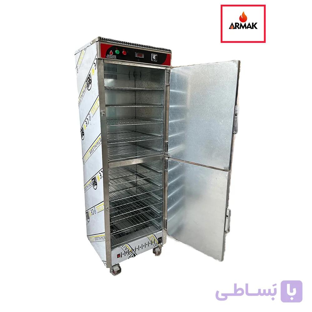 گرمکن غذا 100 نفره گازی خوابیده ترموستات دیجیتال(مدل خوابیده) 1011 — تصویر 1