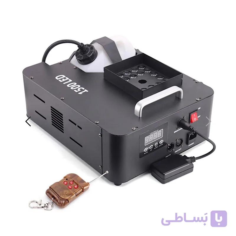دستگاه بخار ساز مه ساز دودزا 1500 ال ای دی دار — تصویر 1