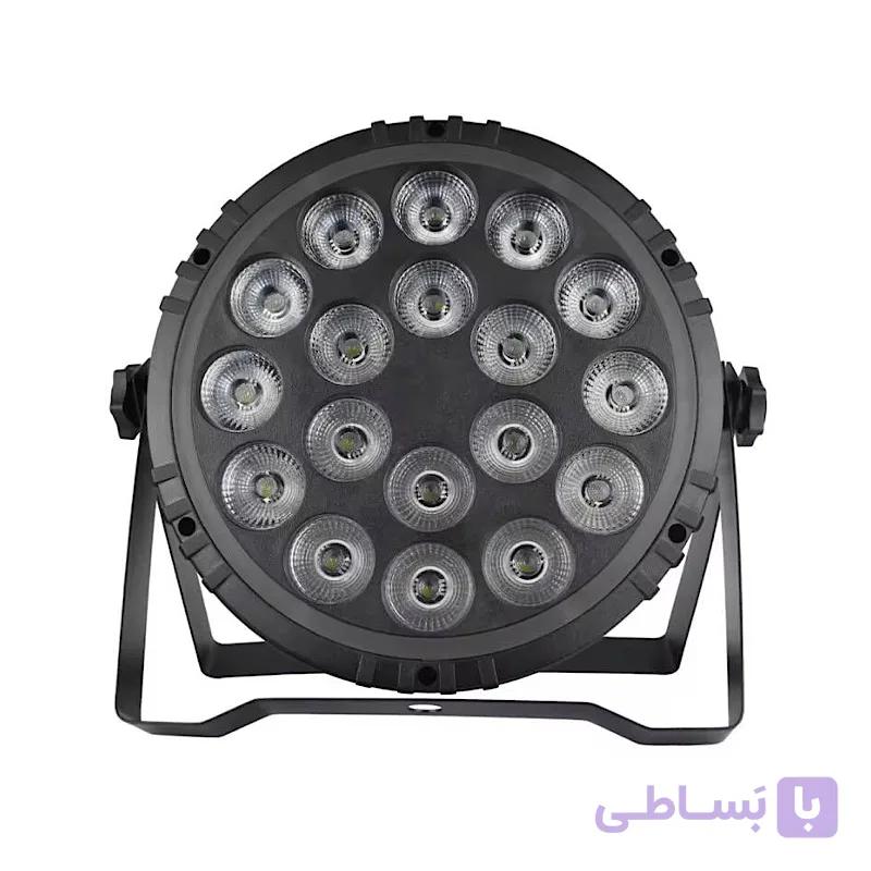 دستگاه رقص نور پار LED ۱۴ لامپ رینگ دار مدل PAR 14 Halo (پروژکتور نورپردازی استیج) — تصویر 1