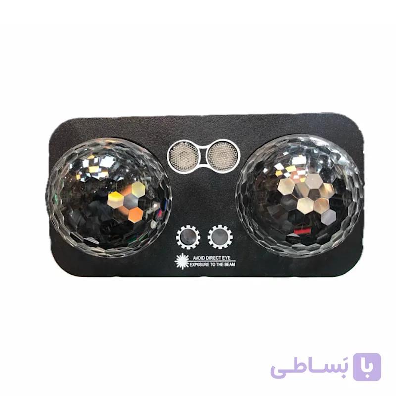 دستگاه رقص نور دو گوی دوقلو دوبل مدل Double Magic Ball Stage Light (همراه با ریموت کنترل) — تصویر 1