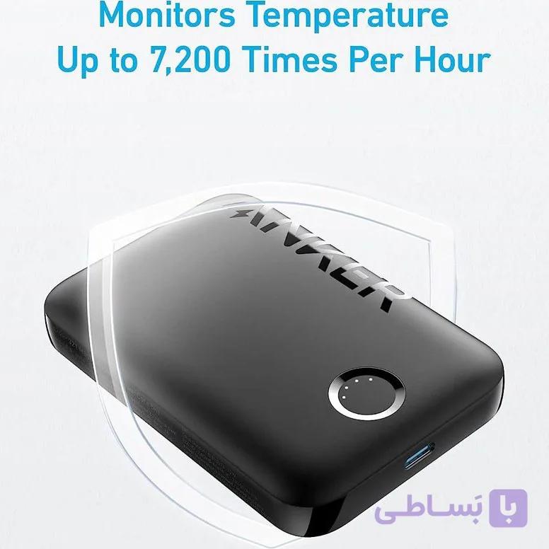 پاوربانک و شارژر بی‌سیم انکر مدل MagGo 321 A1616 ظرفیت 5000mAh — تصویر 1