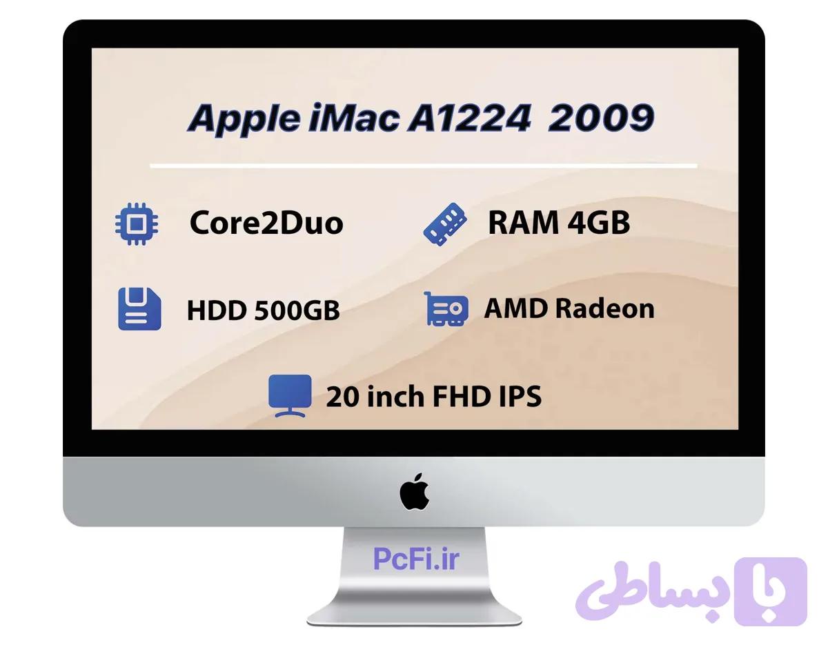Apple iMac A1224 20″ 2009 | Core2Duo-RAM 4GB-HDD 500GB — تصویر 1