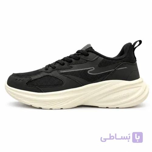 کتونی RONI WAY طوسی مشکی -کد 1155 — تصویر 1