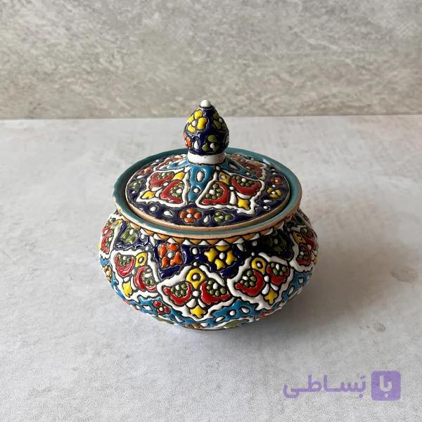 قندان میناکاری کد 341 — تصویر 1