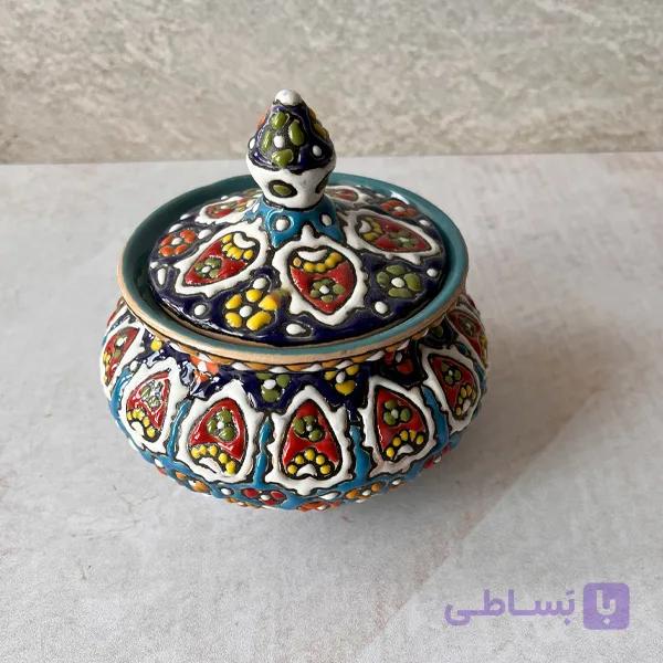 قندان میناکاری کد 91 — تصویر 1
