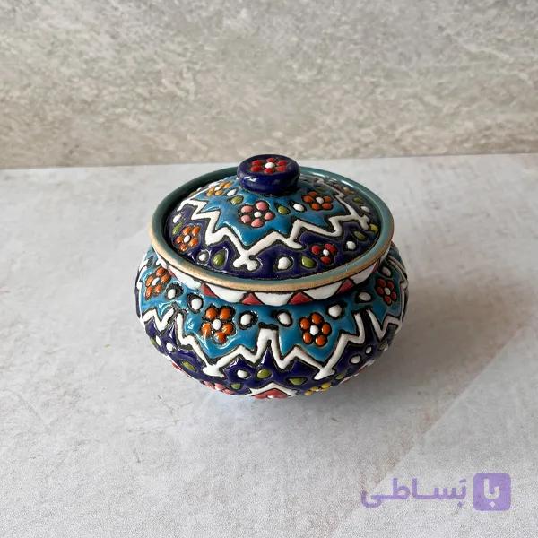 قندان میناکاری کد 230 — تصویر 1
