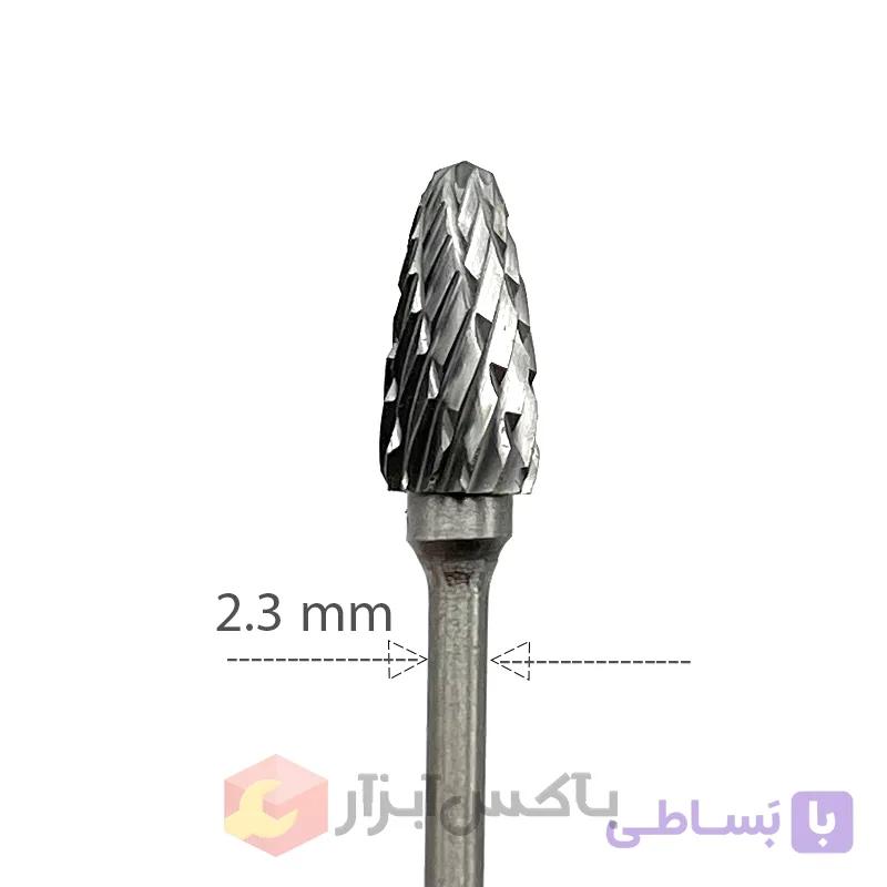 فرز فرم الماس دو شیار درختی شکل 6 میلی ساق 2 (F) — تصویر 1
