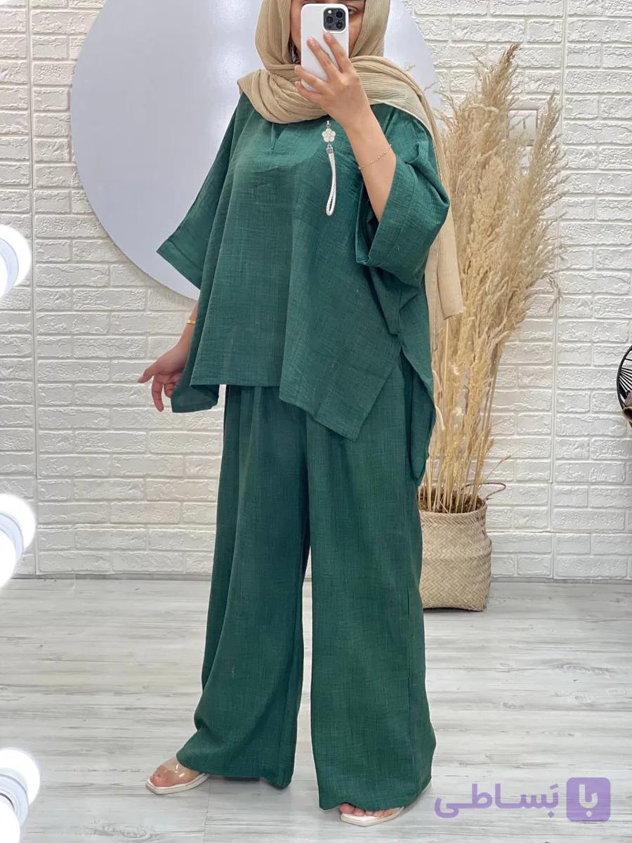 ست پانچ و شلوار بگ — تصویر 1