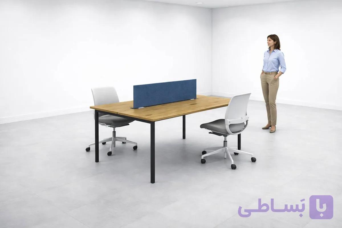 میز کارشناسی گروهی مدل تینک (Think) – مدول A باکس ماکس (2 نفره) — تصویر 1