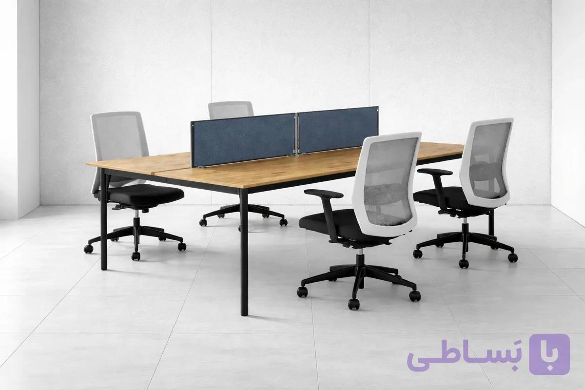 میز کارشناسی گروهی مدل تینک (Think) – مدول B باکس ماکس (4 نفره) — تصویر 1
