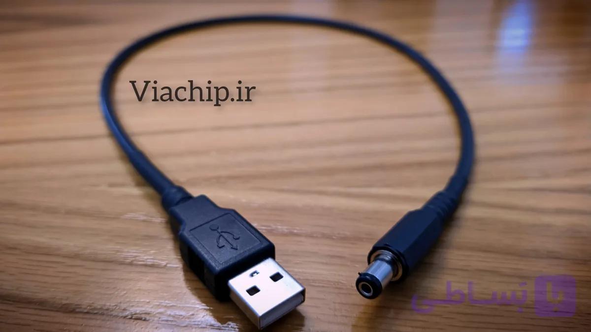 کابل تبدیل میکرو USB به DC جنس مرغوب — تصویر 1