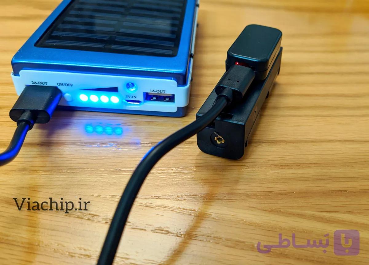 شارژر باتری لیتیومی 18650 یک سل با Type-C