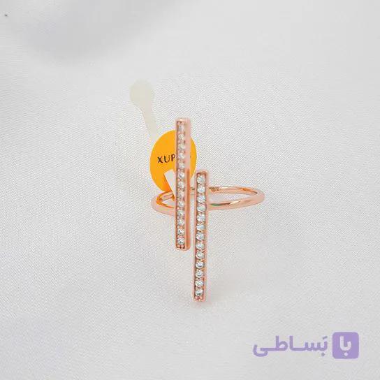 انگشتر دو خط موازی فری سایز
