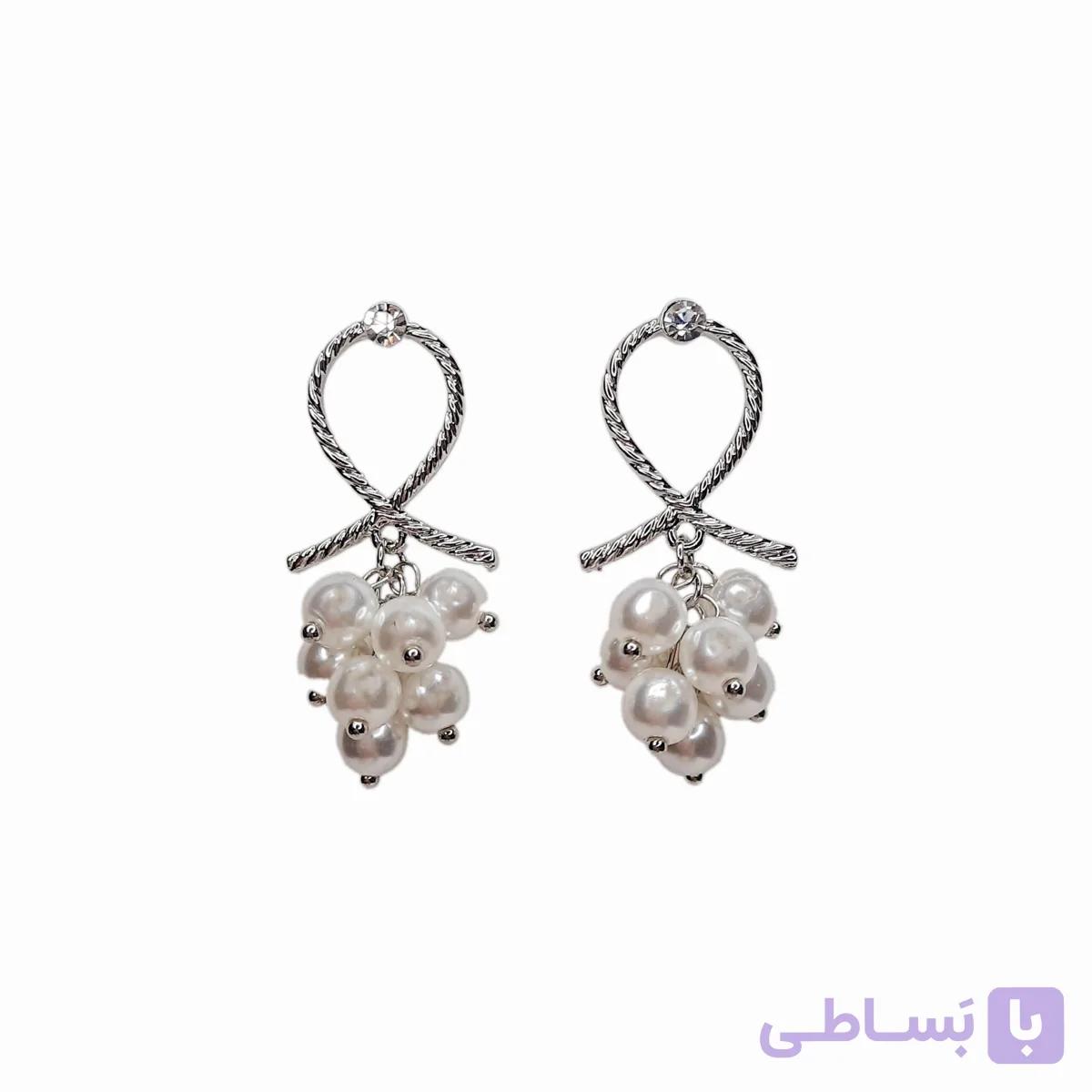 گوشواره خوشه انگور مرواریدی