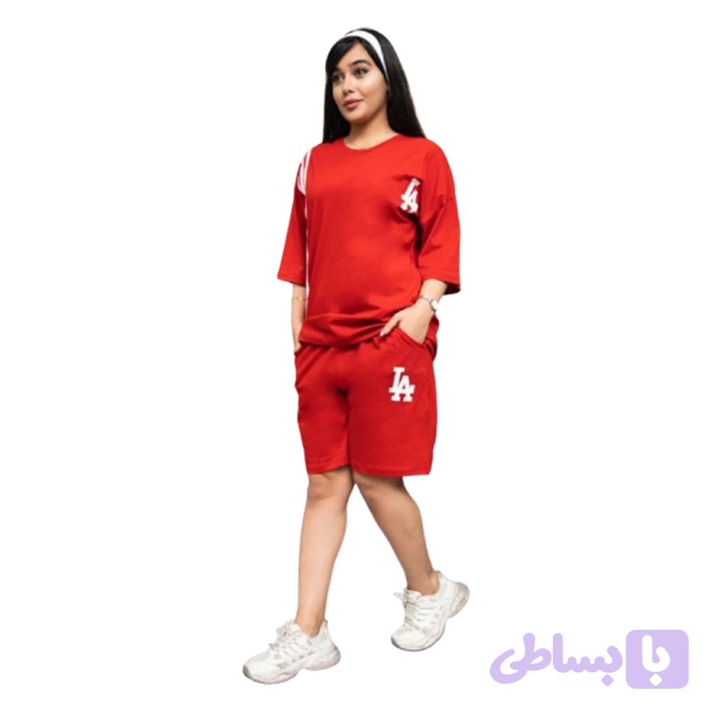 ست تیشرت و شلوارک LA - گالری آتریسا — تصویر 1