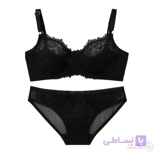 ست شورت و سوتین فنردار گیپور تورگاز کارن کد ۵۰۰ — تصویر 1