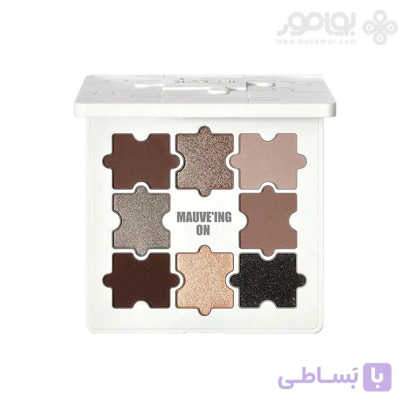 پالت سایه 8 رنگ شیگلم JAZY GIGSAW رنگ MAUVE’ING ON — تصویر 1