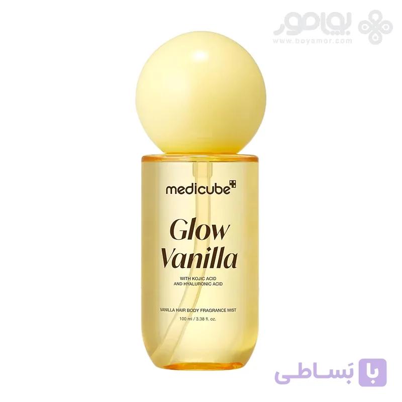 میست خوشبو کننده مو و بدن مدی کیوب رایحه وانیل حجم 100 میل — تصویر 1