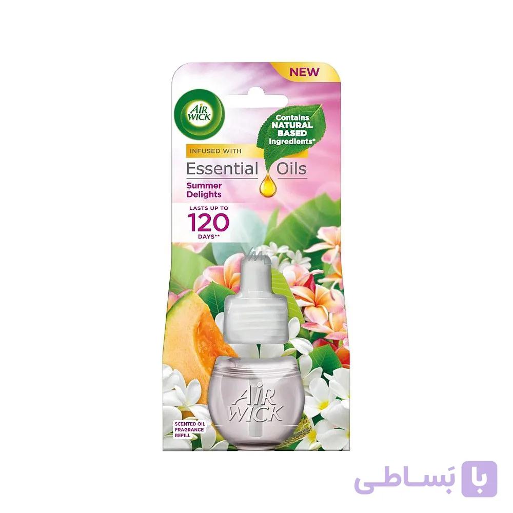 یدک خوشبو کننده هوا ایرویک Air Wick با رایحه Summer Delights 120 Days — تصویر 1