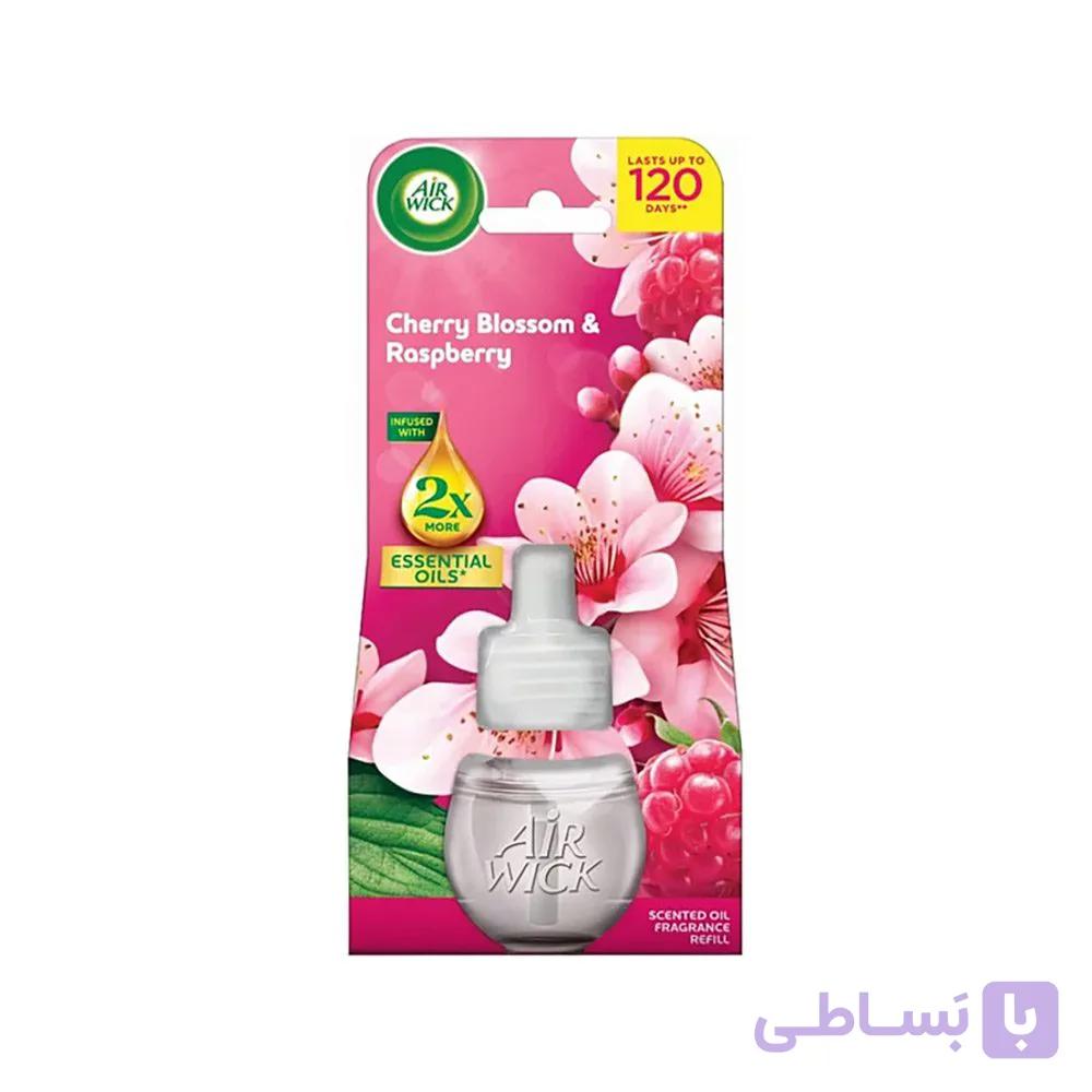 یدک خوشبو کننده هوا ایرویک Air Wick با رایحه Cherry Blossom & Raspberry 120 Days — تصویر 1