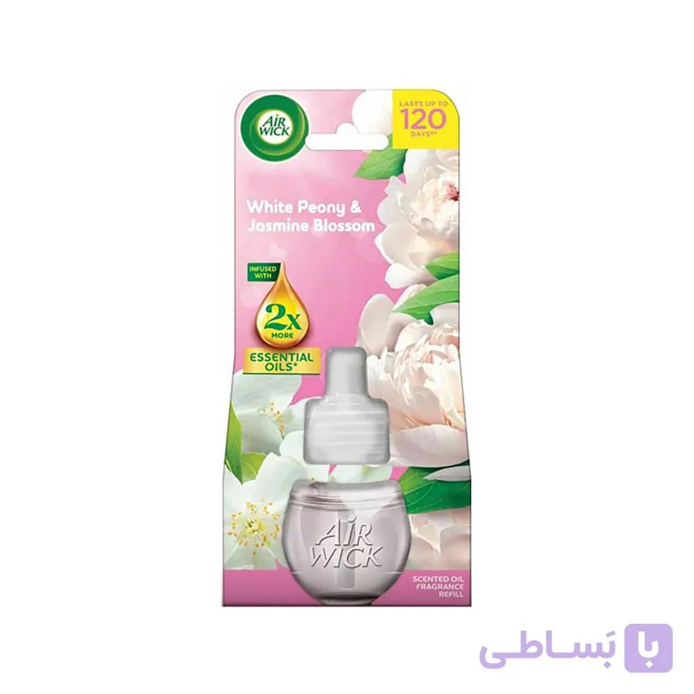 یدک خوشبو کننده هوا ایرویک Air Wick با رایحه White Peony & Jasmine Blossom 120 Days — تصویر 1