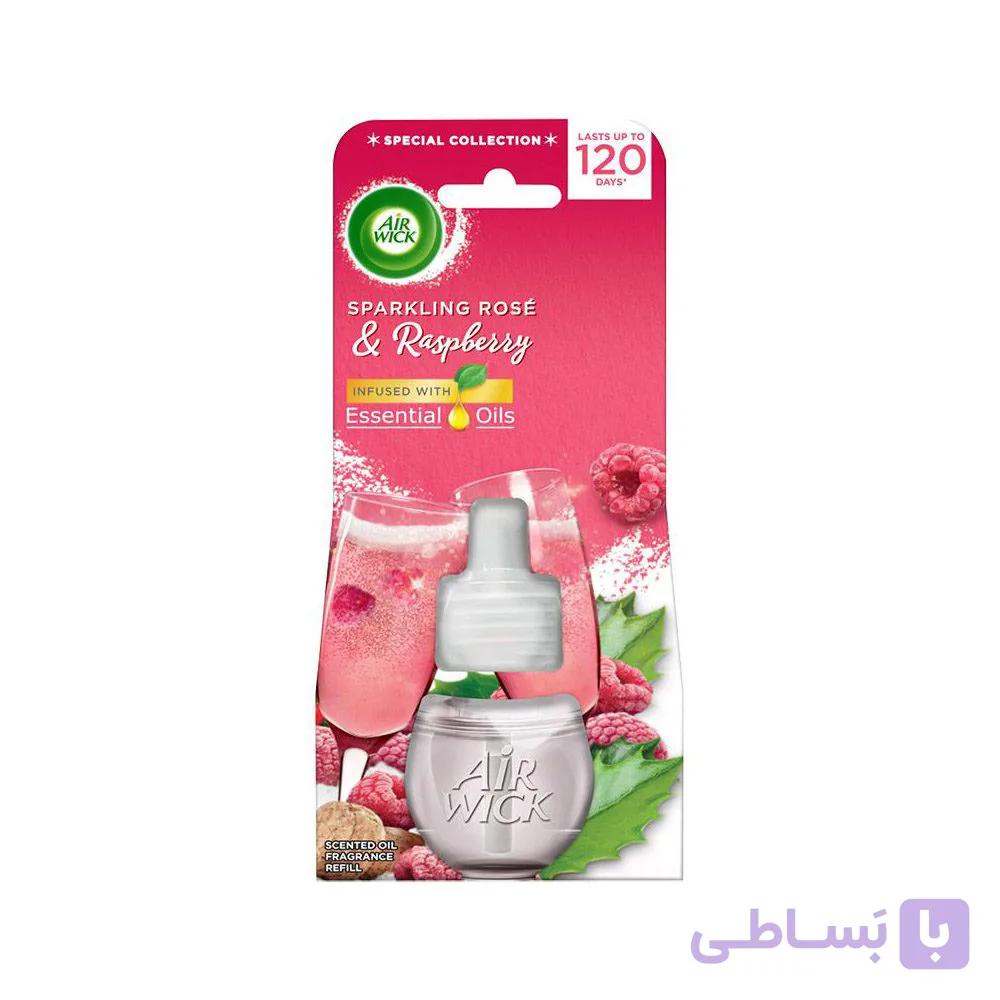 یدک خوشبو کننده هوا ایرویک Air Wick با رایحه Sparkling Rose & Raspberry 120 Days — تصویر 1