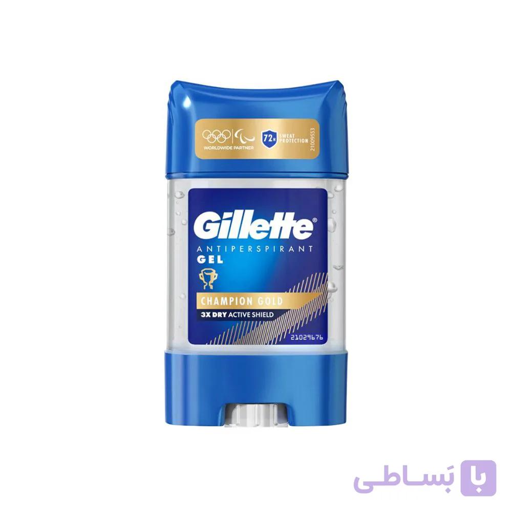 استیک ژله ای ضد تعریق مردانه ژیلت Gillette مدل Champion Gold حجم 70 میل — تصویر 1