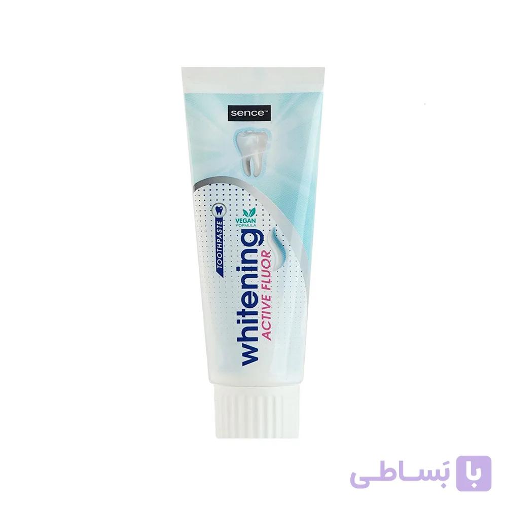 خمیر دندان سفید کننده سنس Sence مدل Whitening حجم 75 میل — تصویر 1