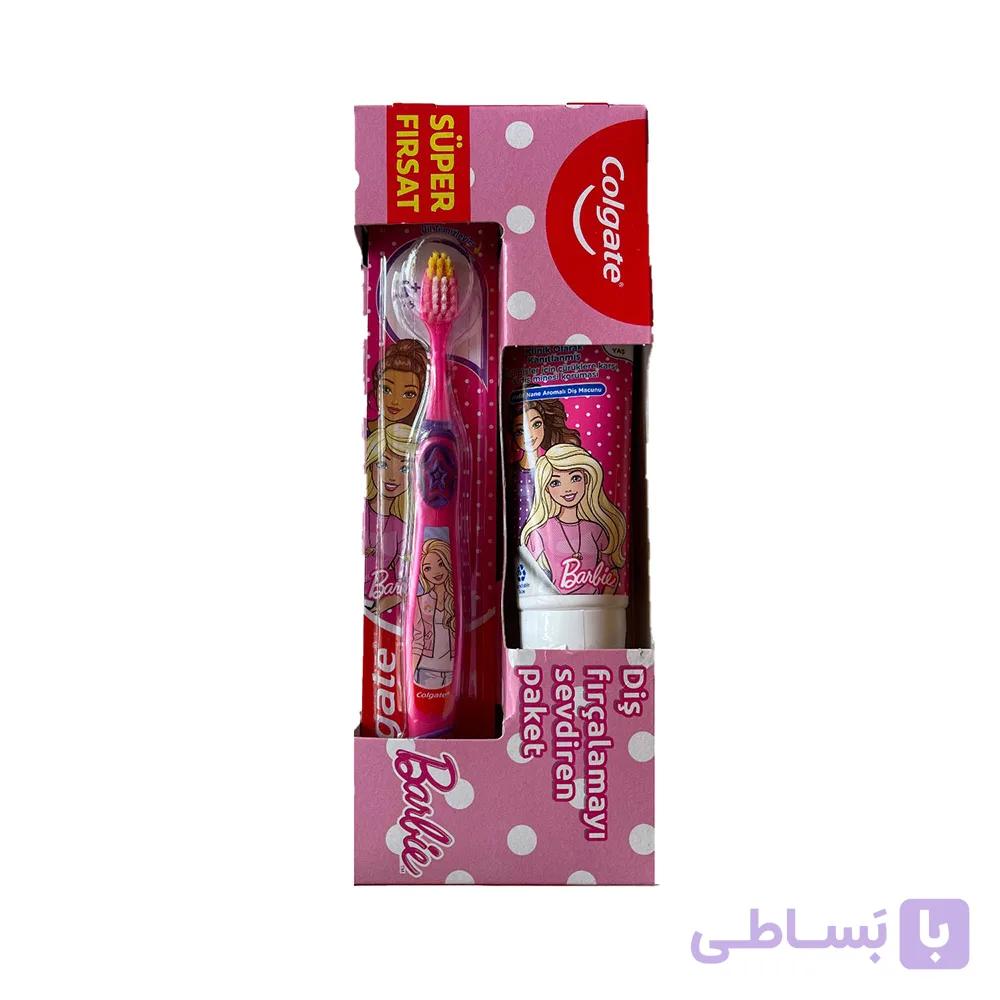 مسواک و خمیر دندان کودک کلگیت Colgate طرح بتمن مناسب بالای 6 سال — تصویر 1