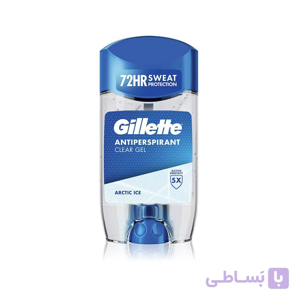 استیک ژله ای ضد تعریق مردانه ژیلت Gillette مدل Arctic Ice حجم 70 میل — تصویر 1