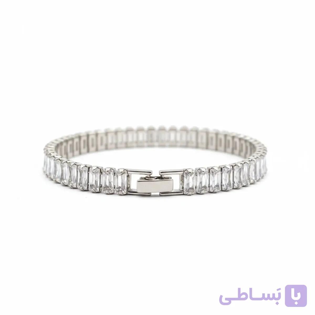 دستبند تنیسی نگین باگتی — تصویر 1