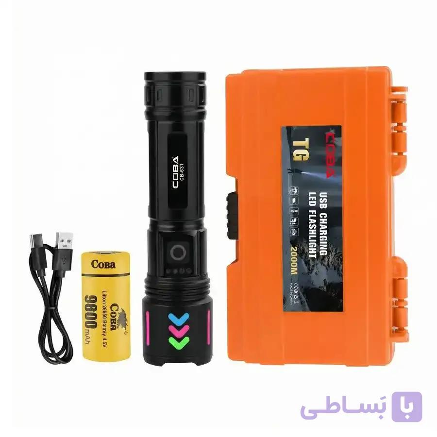 چراغ قوه زومدار برند COBA مدل CB-631 — تصویر 1