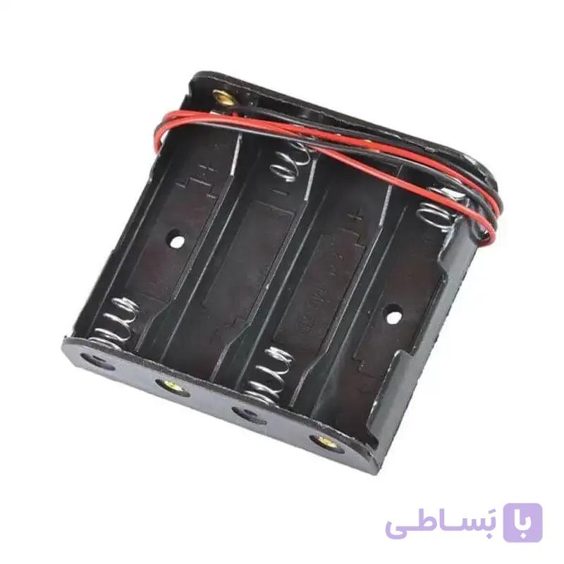 جا باتری چهار تایی باتری لیتیومی 18650 — تصویر 1