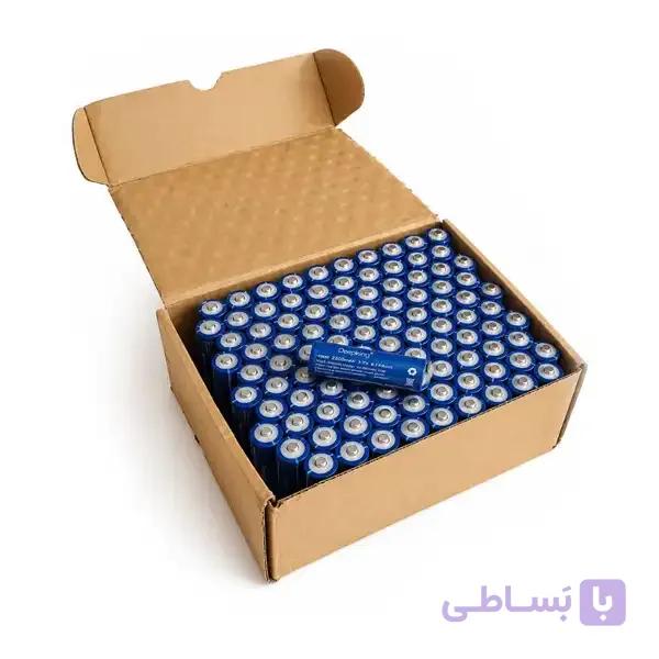 پک 100 عددی باتری لیتیومی 18650 دیپ کینگ (فروش عمده) — تصویر 1