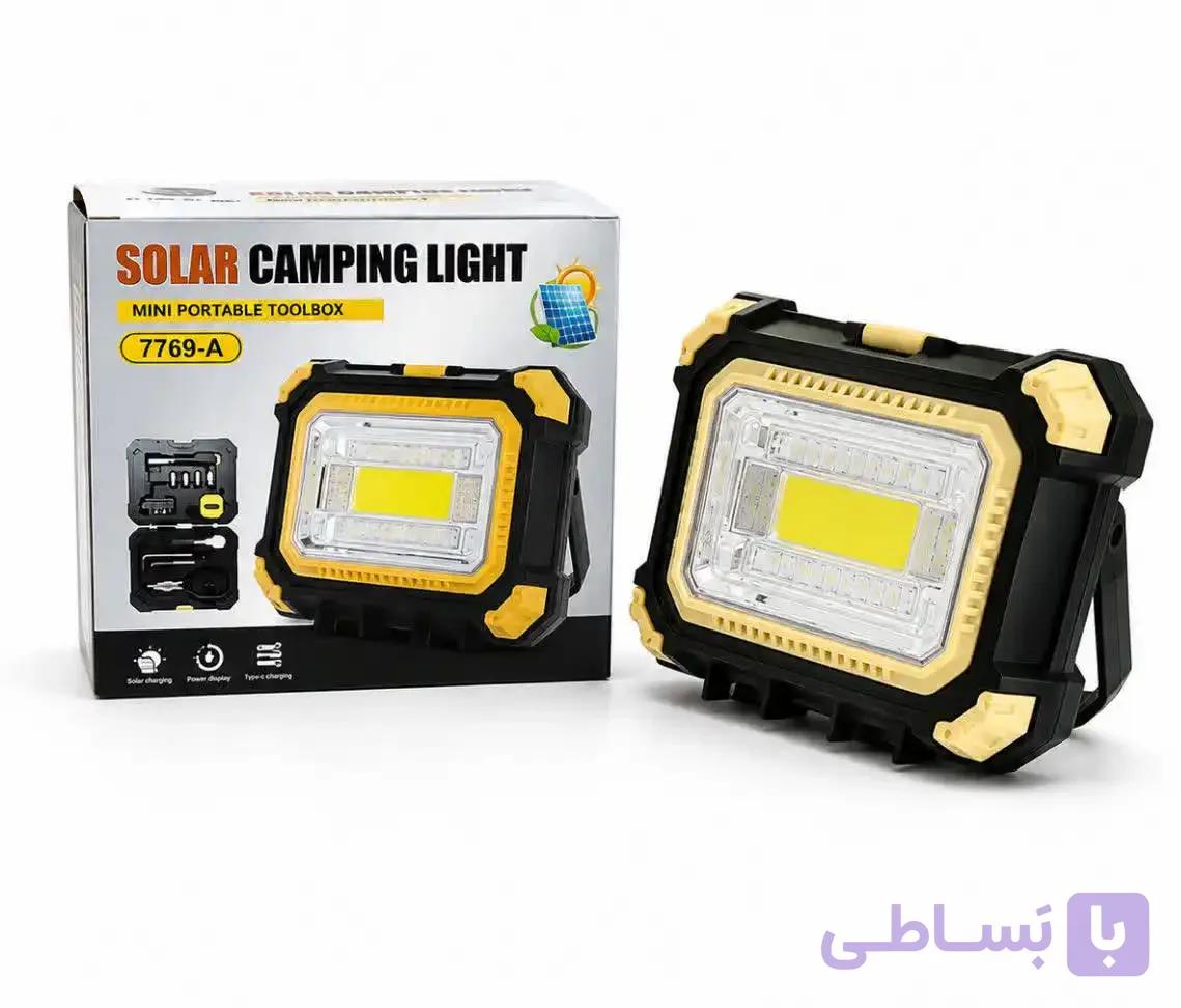 چراغ کمپینگ شارژی خورشیدی مدل A-7769 به همراه جعبه ابزار — تصویر 1