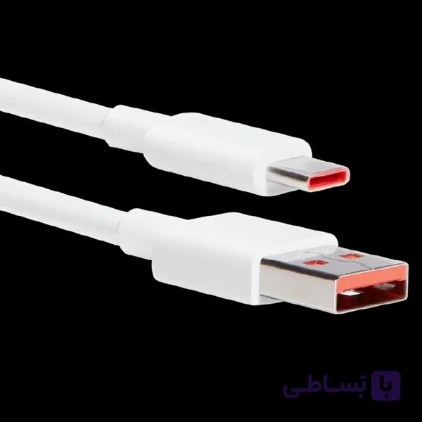 کابل شارژ شیائومی 6 آمپر USB-A به Type-C یک متر | مناسب 67 و 120 وات — تصویر 1