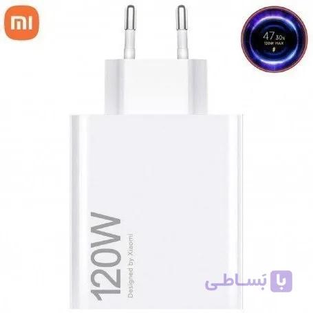 شارژر دیواری 120 وات اصلی شیائومی USB-A | گارانتی 6 ماهه نیکان — تصویر 1