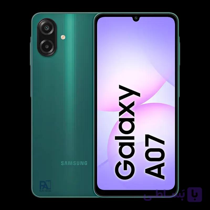 گوشی سامسونگ Galaxy A07 رم 4 حافظه 64 گیگابایت با شارژر اصلی داخل جعبه — تصویر 1