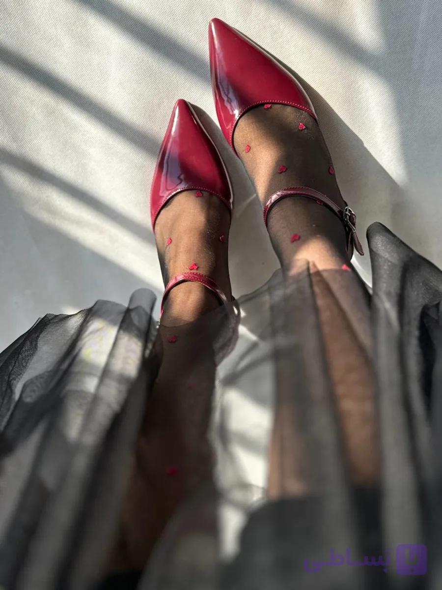 کفش مجلسی پاشنه5سانت ژینا — تصویر 1