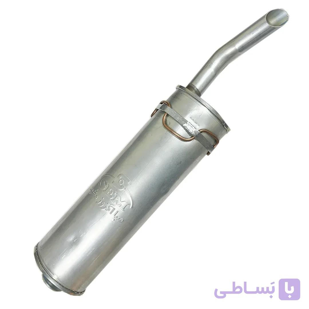 منبع اگزوز عقب پژو 405 صبا اگزوز | ورق گالوانیزه و 1 سال گارانتی — تصویر 1