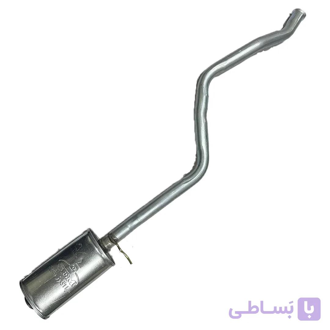 منبع وسط کتابی پژو 405 (برند صبا اگزوز)